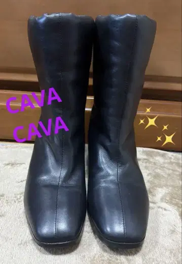 CAVA CAVA BLACK 가죽 부츠
