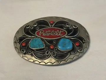USA제 Peterbilt 피터빌트 터콰이즈 버클