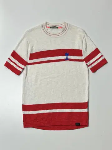 SCOTCH & SODA 레드/화이트 T셔츠 썸머 스웨터 S사이즈