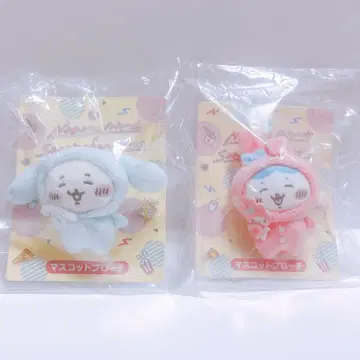 나가노 프렌즈 x 산리오 마스코트 브로치 치이카와 (먼작귀) 하치와레