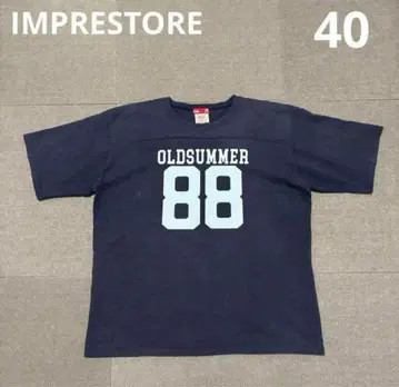 IMPRE STORE 인프레스토어 넘버링 T셔츠 페이드 40