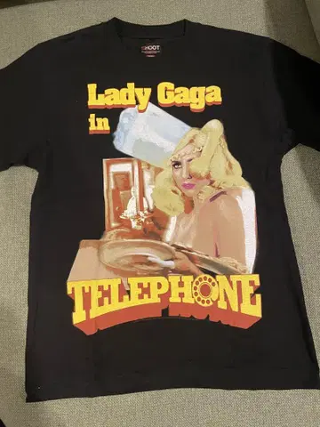레이디 가가 TELEPHONE 티셔츠 2010년