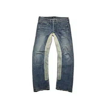 풀카운트 데님 팬츠 1451 가죽 절개 레어 골든 사이즈 34