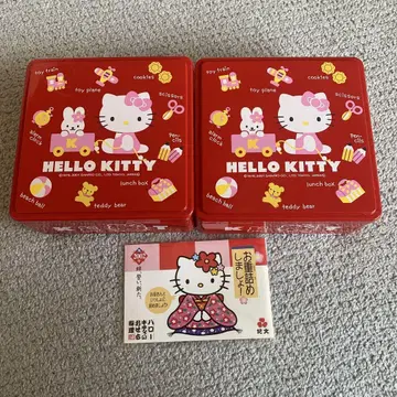 헤이세이 레트로 헬로키티 미니 찬합 기분