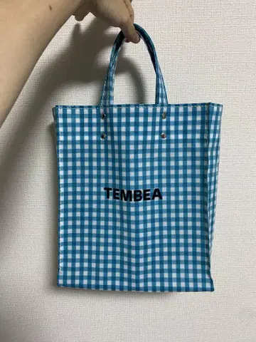 TEMBEA 깅엄 체크 토트백