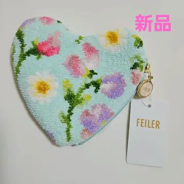 FEILER 새상품 스위트 스위트피 하트 파우치