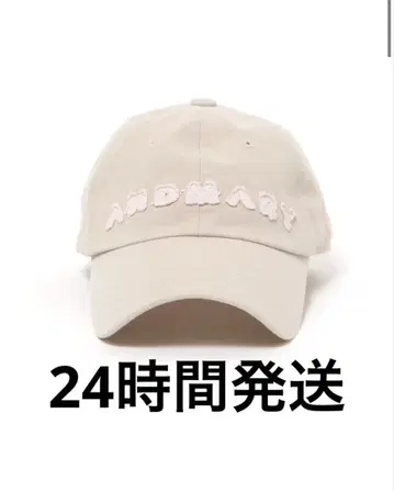 미개봉 새상품 Mary logo cap beige