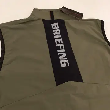 새상품 BRIEFING 정품 MENS WIND VEST 올리브 M