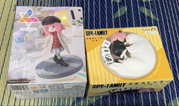 SPY x FAMILY 아냐 포저 피규어 & 만년 달력 세트