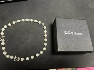 Rosen Kreuz R K 펄 펜던트 목걸이