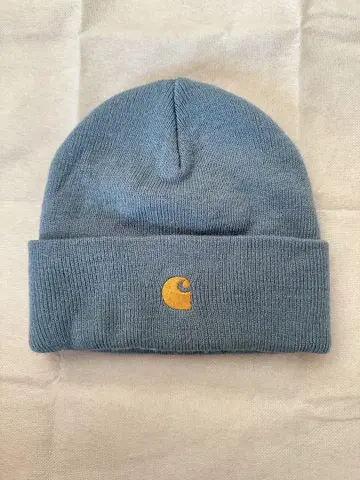 Carhartt 접이식 니트 비니 파랑