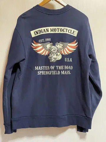 Indian Motocycle 맨투맨 트레이닝복