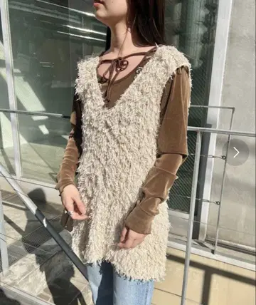Kastane 퍼 롱 베스트