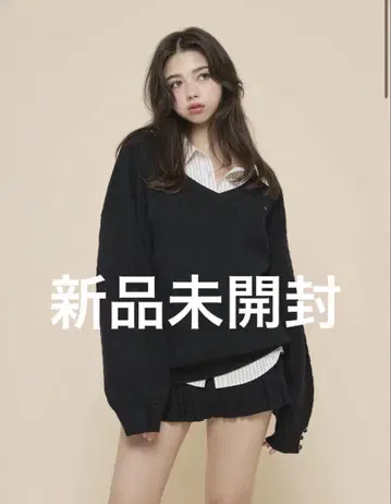 andmary Agatha 블라우스 세트업 블랙