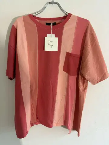 새상품 ink LOOSE TEE 셔츠 PINK F 사이즈 잉크 리메이크