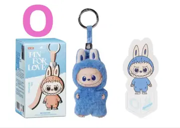 Labubu 알파벳 [ O ] 라부부 봉제 인형 펜던트 popmart