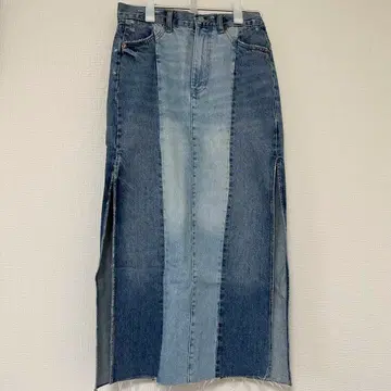 ZARA 데님 롱 스커트