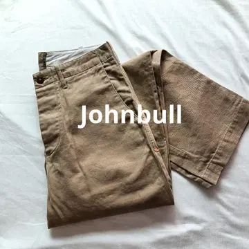 [ Johnbull ] 존불 브라운 계열 치노 팬츠 M 버튼 플라이
