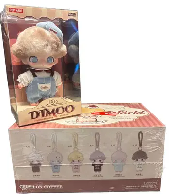 DIMOO Crush on Coffee 시리즈 키체인 세트