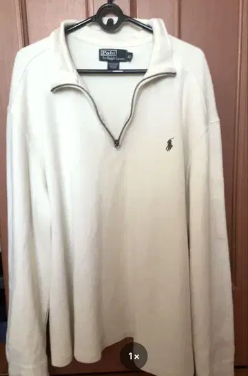 랄프 로렌 하프 지퍼