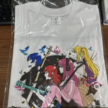 새상품 봇치더록 밴딩 나카무라 유스케 콜라보T셔츠 M사이즈 아지칸