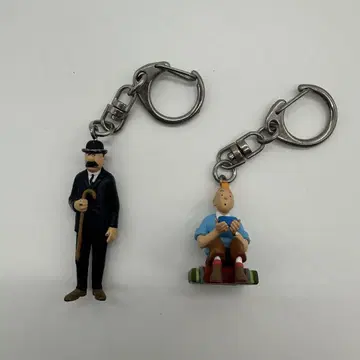 땡땡의 모험 키링 2개 세트