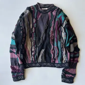 COOGI 쿠지 3D 니트 멀티 컬러 니트