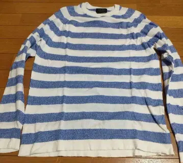 ZARA MAN 보더 티셔츠 코튼 100% 래글런 M 사이즈