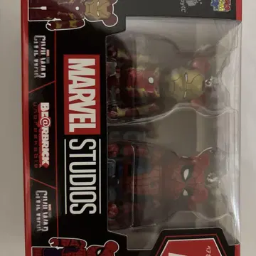[ MARVEL BE@RBRICK ] A상 [ 아이언맨 & 스파이더맨 ]