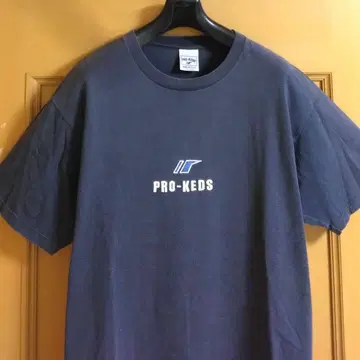 USA 프로 Keds 빈티지 90s 보더 T셔츠 PRO-Keds