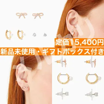 미사용 새상품 kate spade 비트 오브 샤인 보우 귀걸이 세트