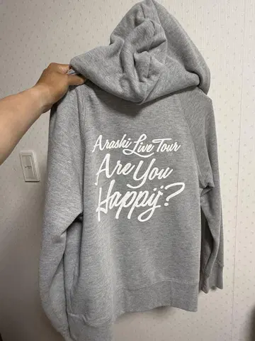아라시 라이브 투어 아 유 해피? 후드티