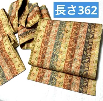 염색 나고야 오비 전체 통 순수 실크 단옷에도