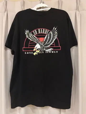 ED HARDY 에드 하디 이글 셔츠 프론트 로고 자수