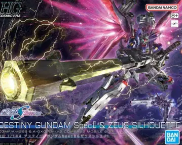 새상품 HG 1/144 데스티니 건담 SpecII & 제우스 실루엣