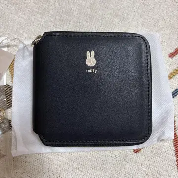 스퀘어 지갑 미피 블랙