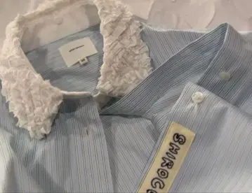 shirocon curly 오버 셔츠 36 사이즈