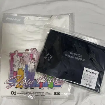 SnowMan 1st popup T셔츠 세트
