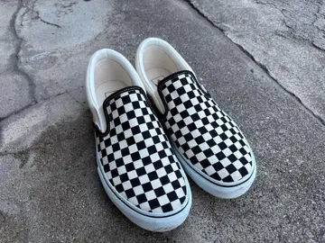 VANS 슬립온 체크 체커