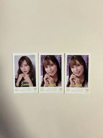이코럽 미니 사진 모로하시 사나 3장 세트