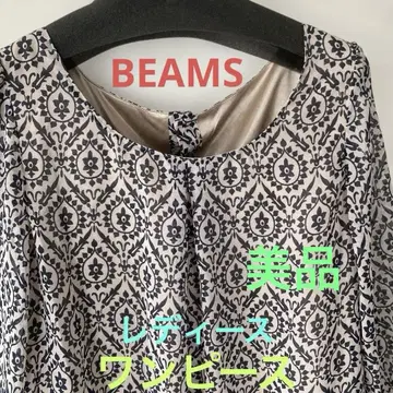 BEAMS 원피스(미사용 새상품) 이컷 패턴 폴리에스테르 100% 여성용