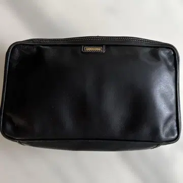 미사용! FERRE 블랙 고급 가죽 파우치