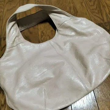 파피요네*토끼 백 가죽 토트백 핸드백 베이지 새상품급