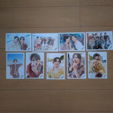 Timelesz 이노마타 슈토, 혼합, 집합 공식 사진 9장 묶음 판매