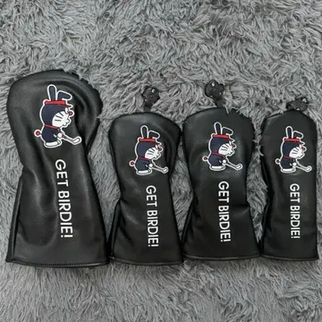 [ 4세트 ] 새상품 도라에몽 골프클럽 헤드커버 1+3+5+UT