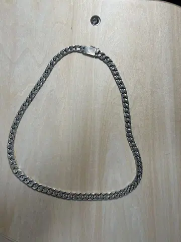 S925 키헤이 목걸이 폭 8mm 길이 55cm 63 g 925 실버제