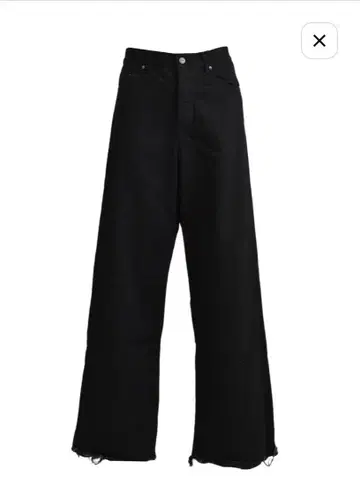 PARADOXE Paris BIG BAGGY BLACK DENIM