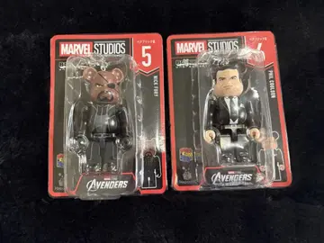 베어브릭 MARVEL Happy 복권 2체 세트
