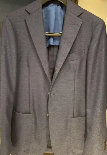 RING JACKET 네이비 울 & 모헤어