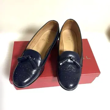 컨디션 최상 REGAL 리갈 태슬 로퍼 네이비 22.5cm